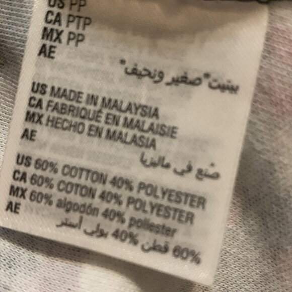 Karen Scott. NWOT Sz PP. (0-2) 3/4 Sleeve Pullover Embellished Metallic Top  B82 - Picture 7 of 7